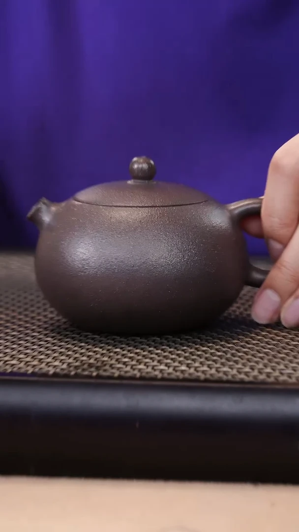 茶壶紫砂大水潭天青泥超精工鱼嘴西施160cc