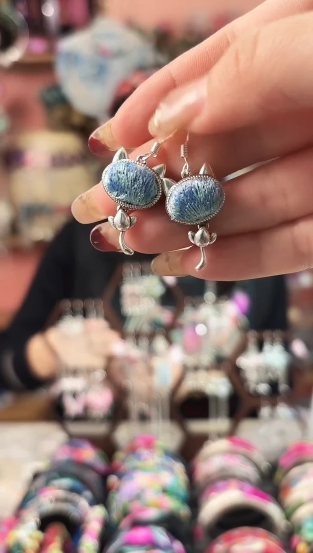 艺枝独绣手工饰品134*