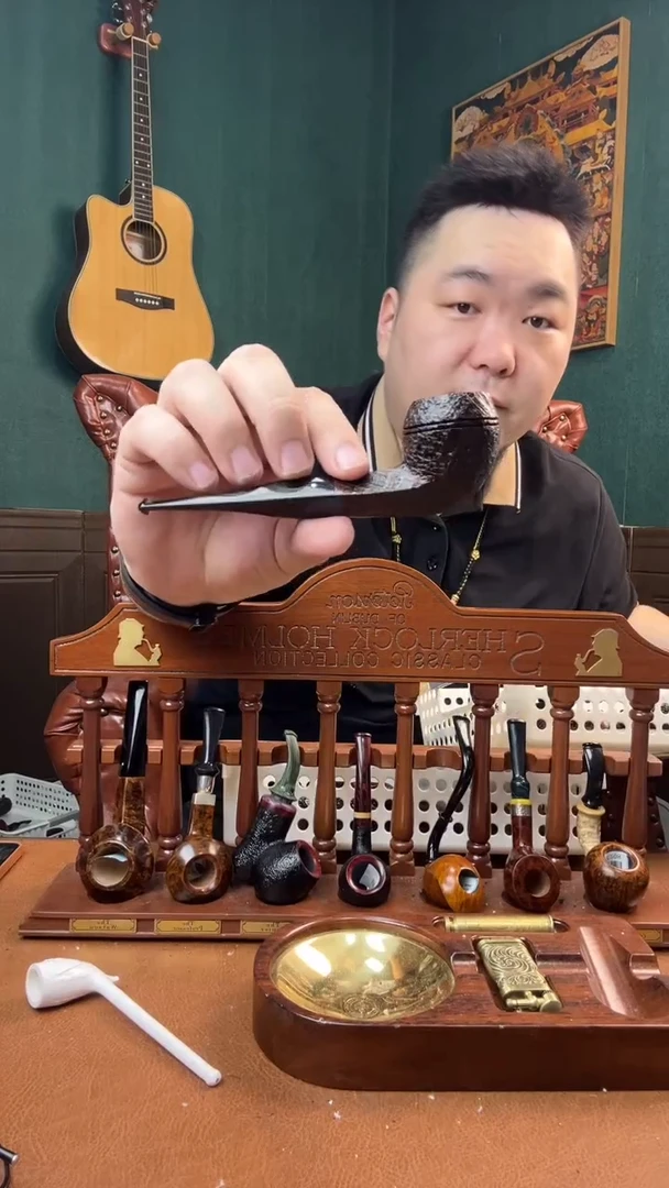 石楠木木雕款意大利进口石楠木烟斗