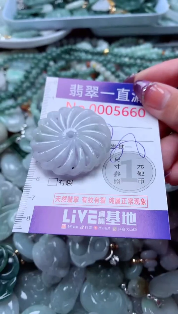 翡翠未镶嵌吊坠(不含链)5660