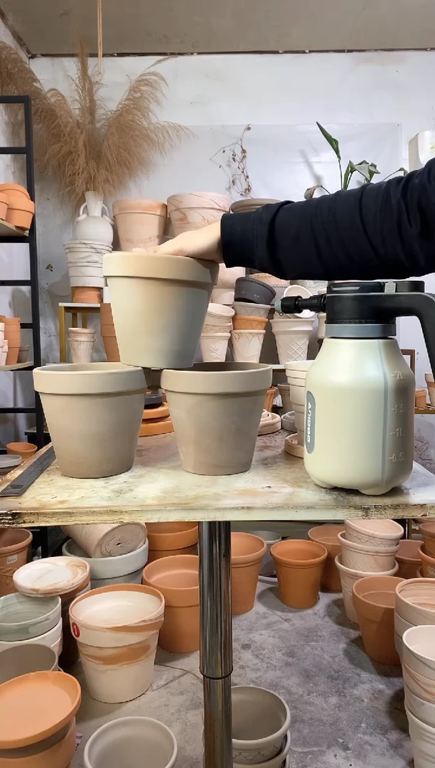 瑕疵无售后16.5*15灰陶国际 1盆无托