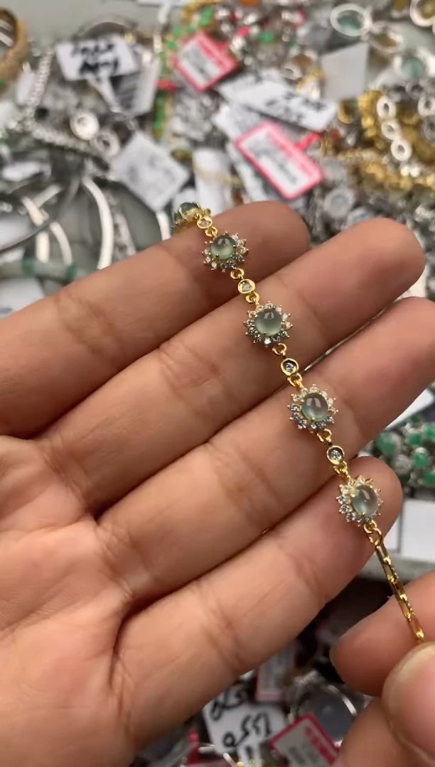 银S925镶嵌戒指翡翠333----6