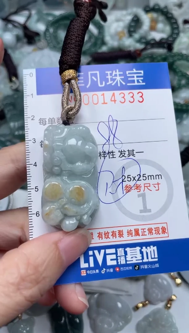 颈饰未镶嵌翡翠14333