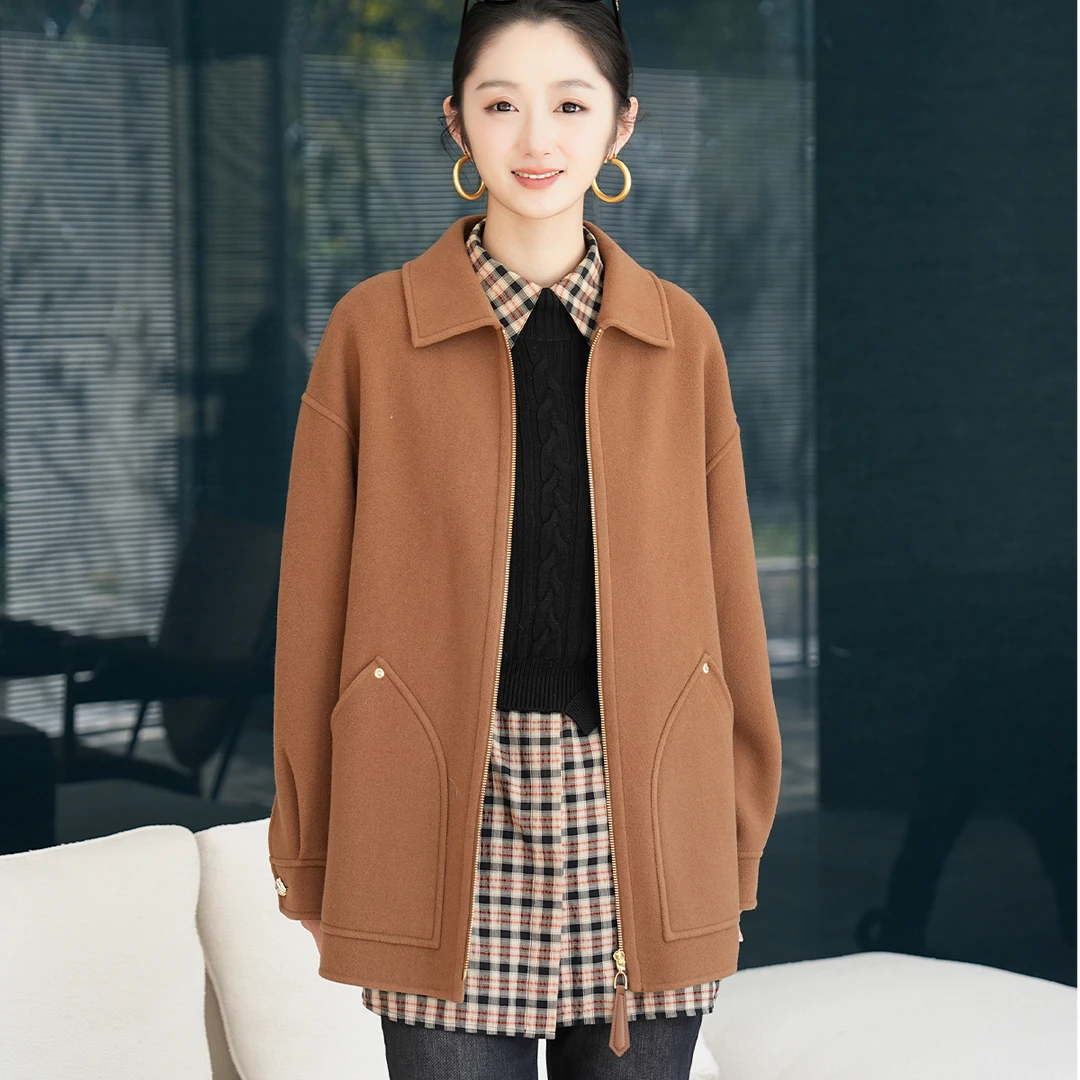 AMASS/阿玛施 新款简约纯色直身版外套女5400857