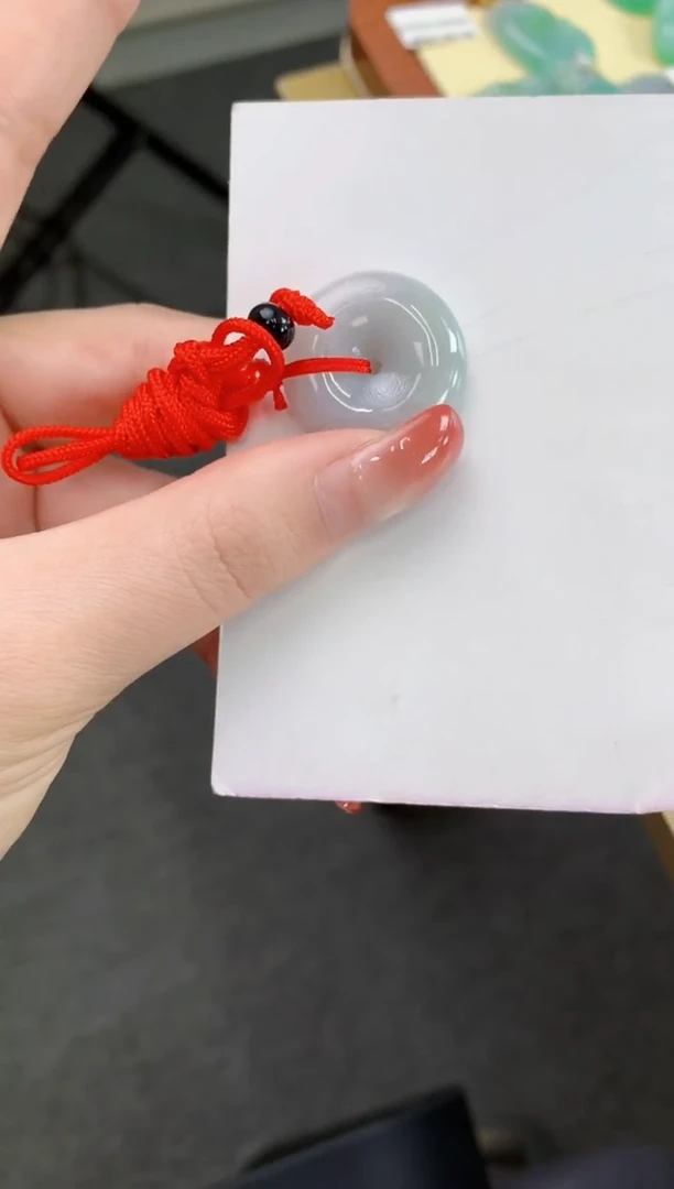 颈饰未镶嵌翡翠 天然A货翡翠挂件