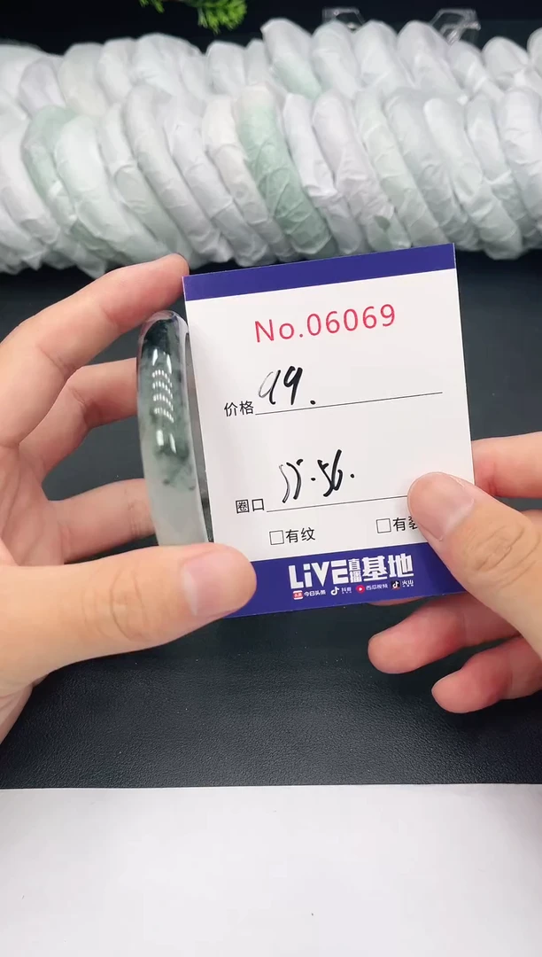 未镶嵌手镯翡翠6069