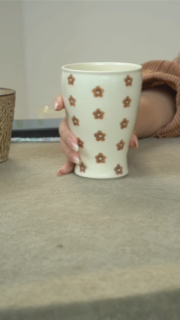 杯【新】叶子手作 可乐杯（太阳花）容量310ml
