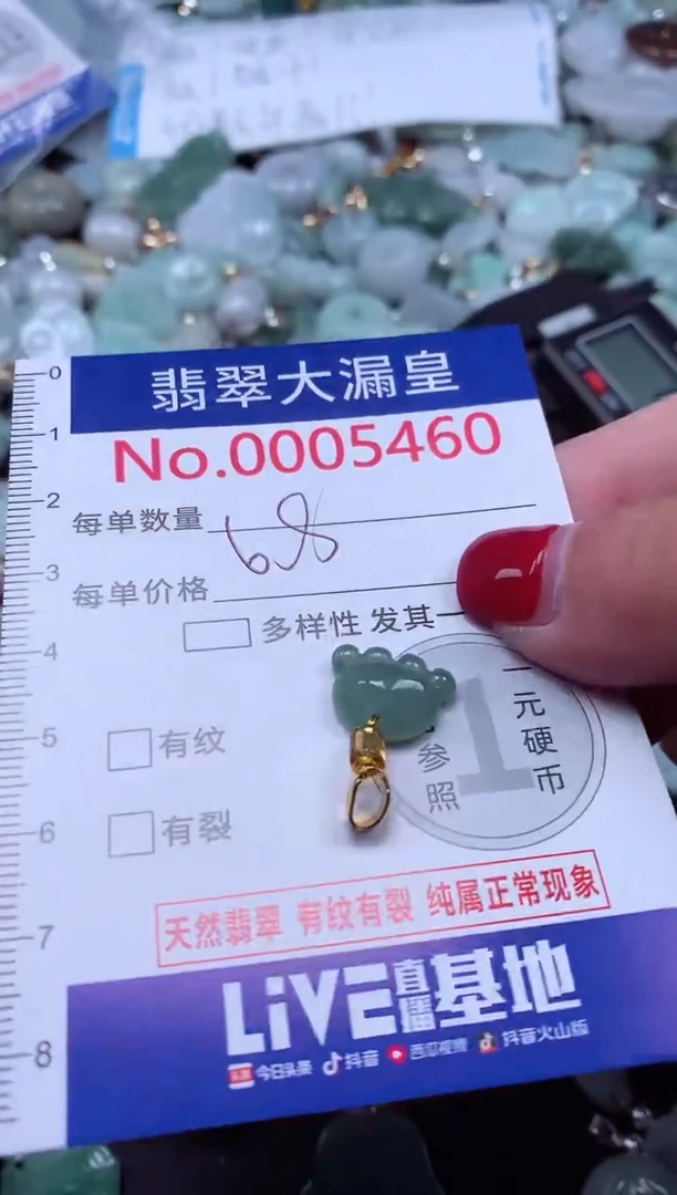 颈饰未镶嵌翡翠5460