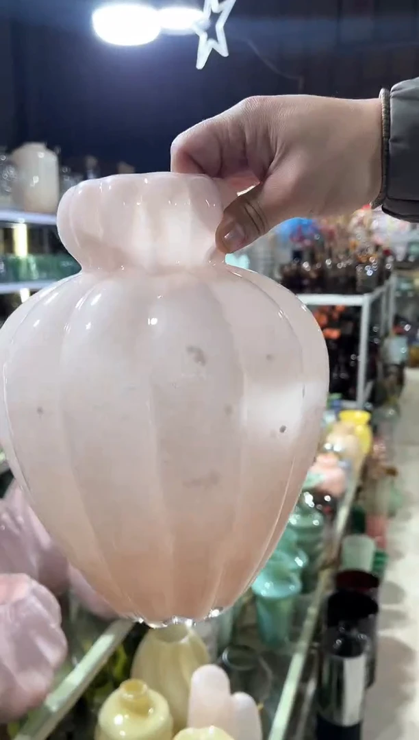 【闪购商品】无铅玻璃粉色丸子头微瑕介意勿拍