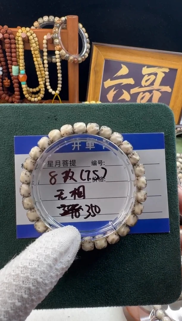 手串星月菩提星月菩提石玉料无相