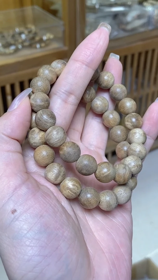 手串沉香 马尼涝圆珠单圈1.1多样性发其一