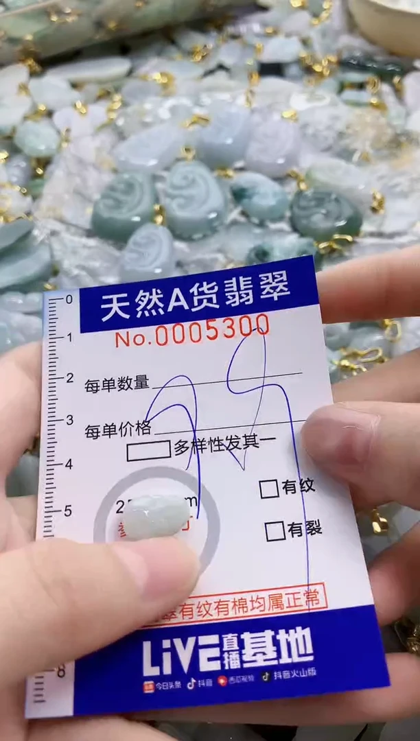 颈饰未镶嵌翡翠天然A货翡翠