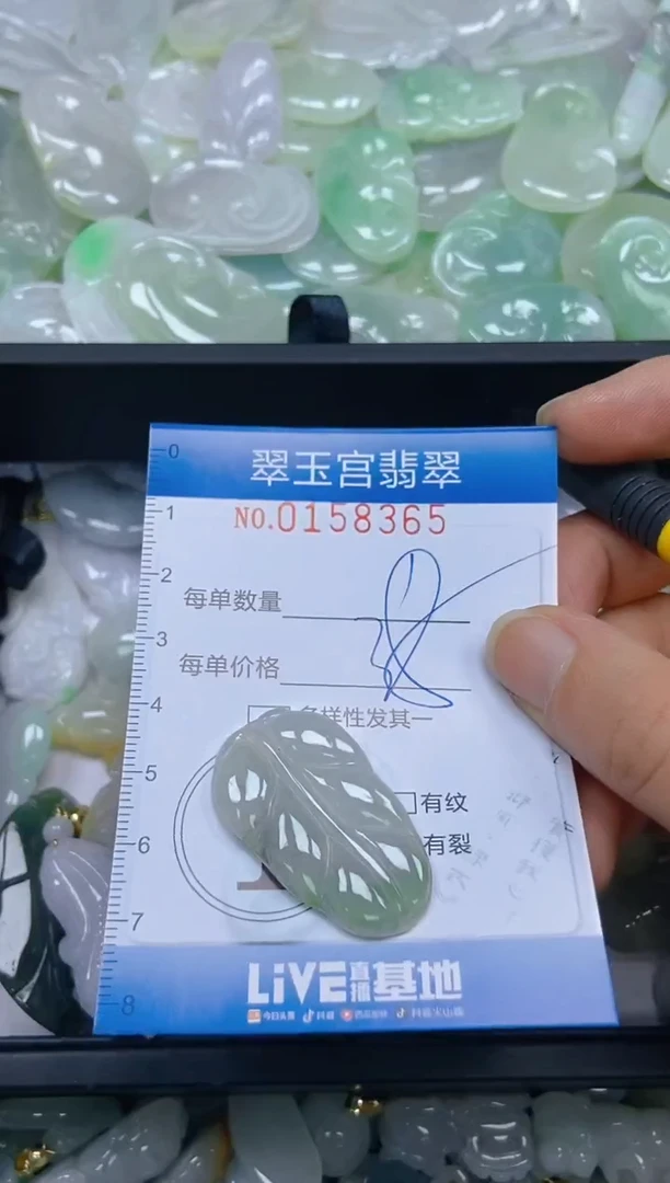 翡翠未镶嵌颈饰闪购0158365