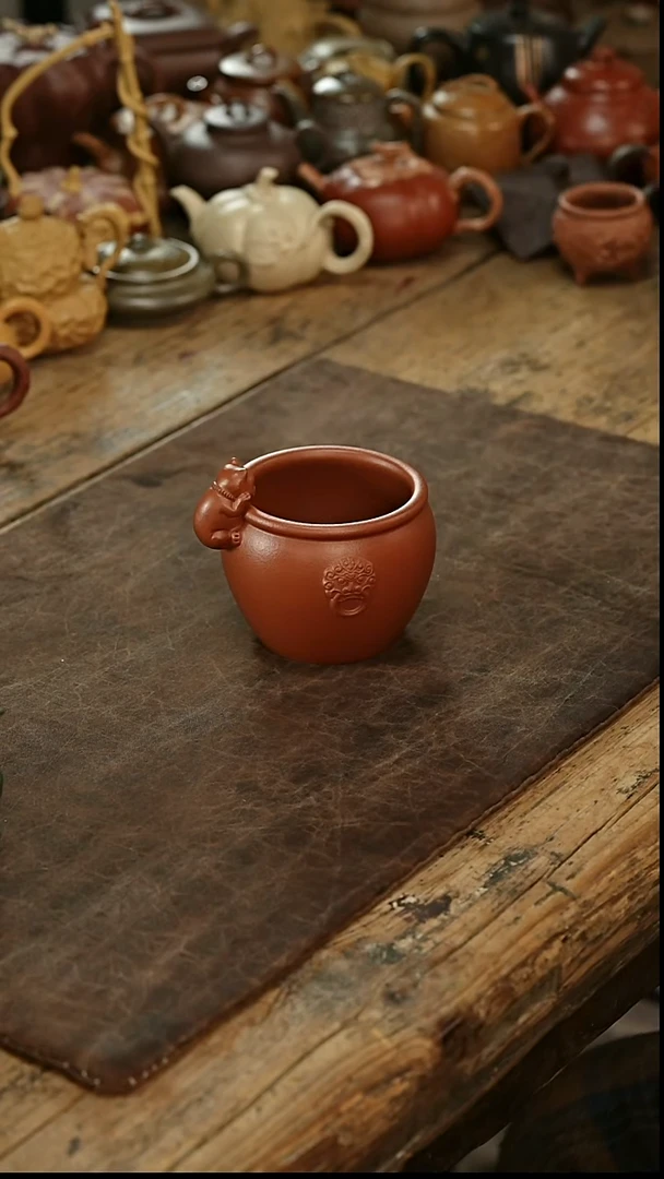 茶壶紫砂故宫猫杯