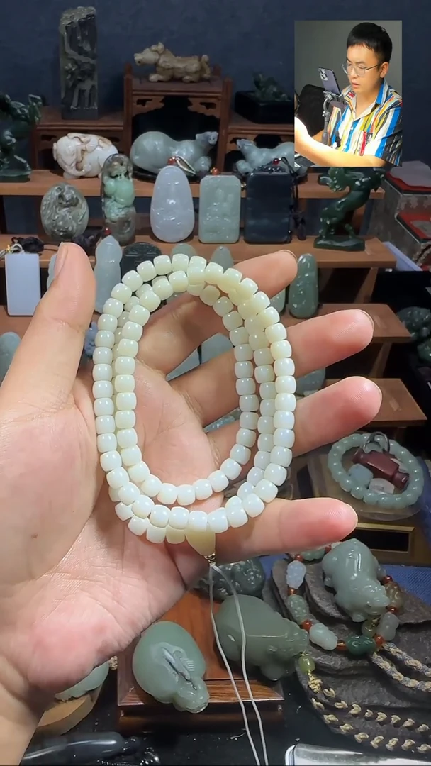 颈饰未镶嵌和田玉小***伞1