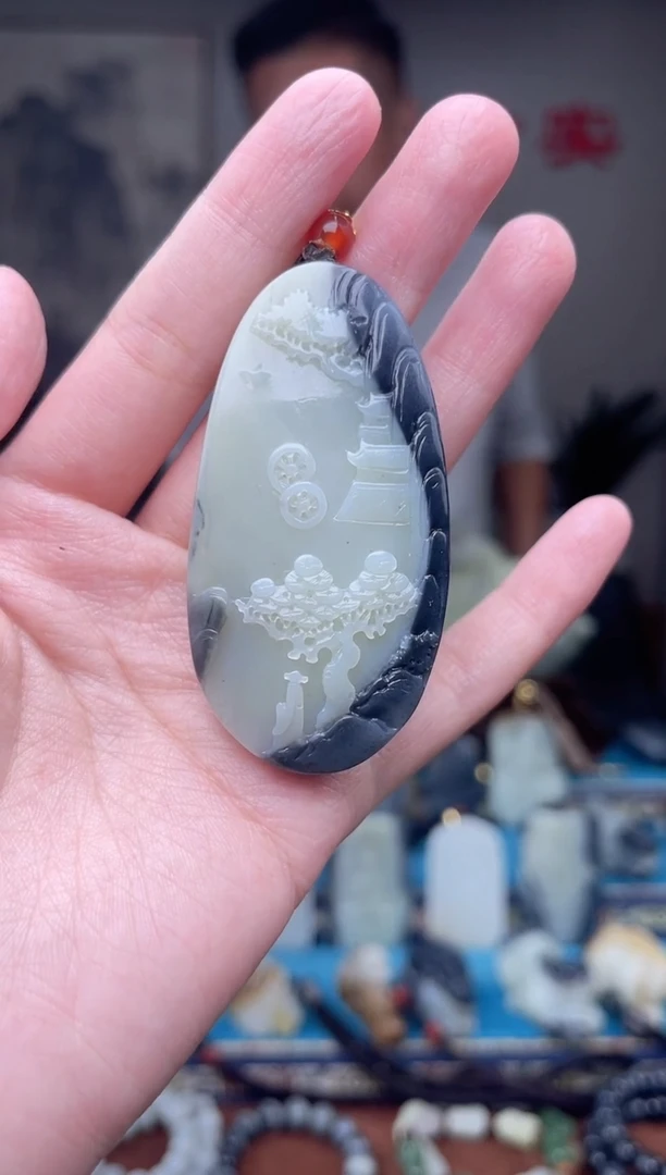 未镶嵌和田玉挂件1