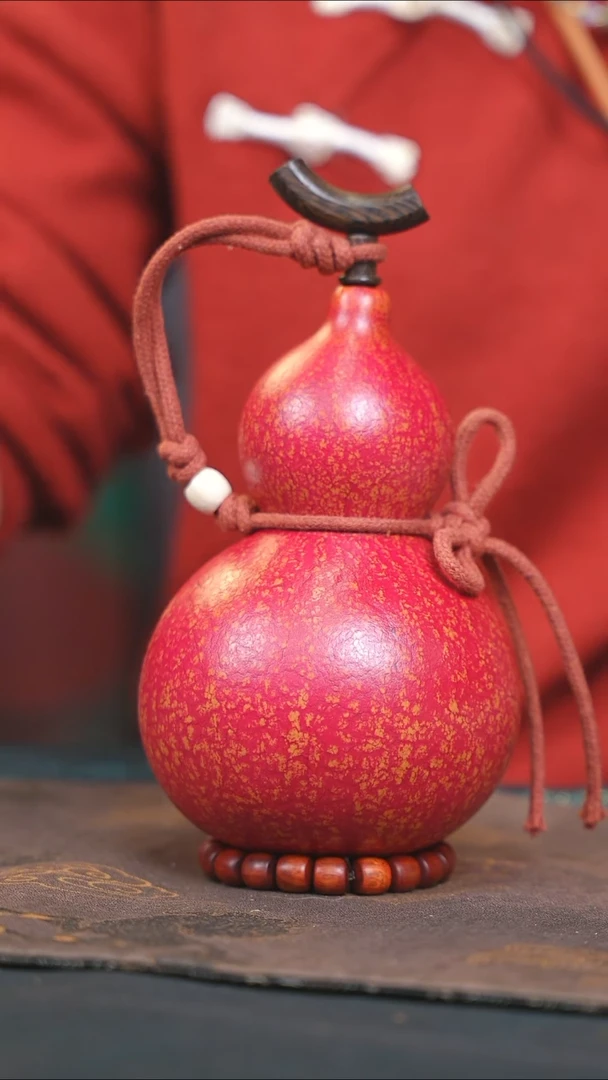 【闪购商品】RS136大漆酒葫芦不包手串及旋转底座