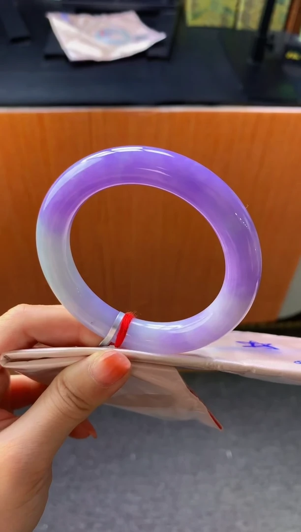 未镶嵌手镯翡翠-Q51 圈口55.7 全款13.8万 定金2万