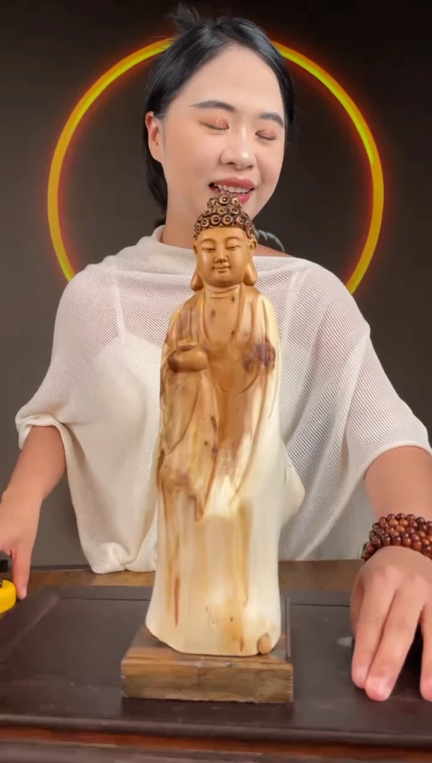 柏木（崖柏）手工摆件,先抢先得! 编号:69