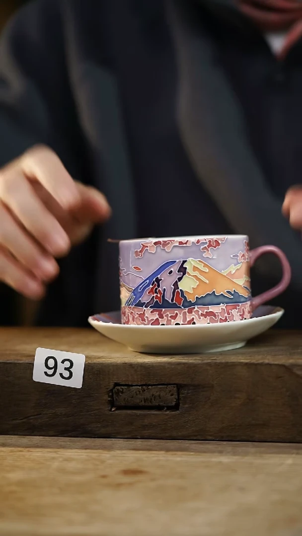 瓷片开播福利！！不顾一切之落单福利！！手作咖啡杯