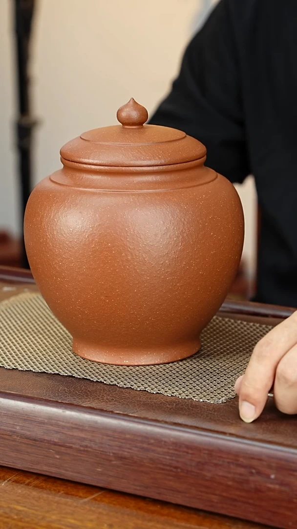 宜兴原矿紫砂茶叶罐