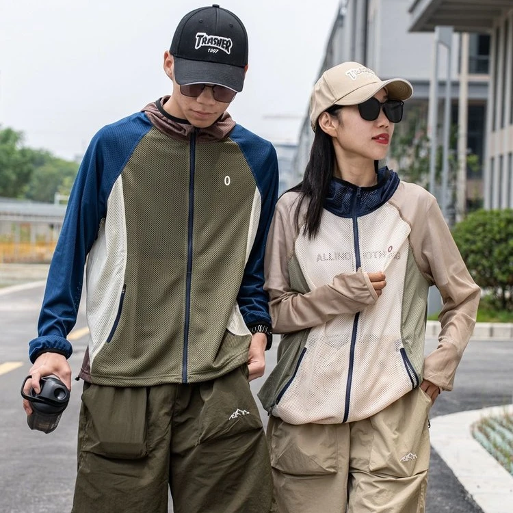 新款春夏薄款皮肤衣防紫外线防晒衣连帽外套DY-1020CS