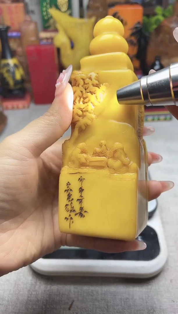 寿山石印石纯天然石料