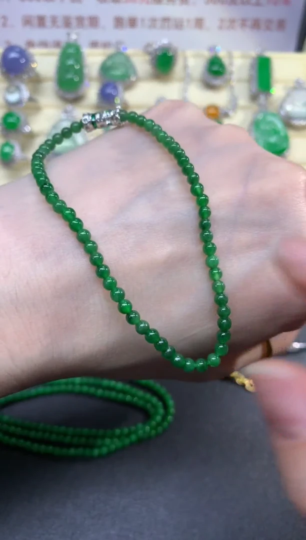 未镶嵌手串翡翠手串|1250+125
