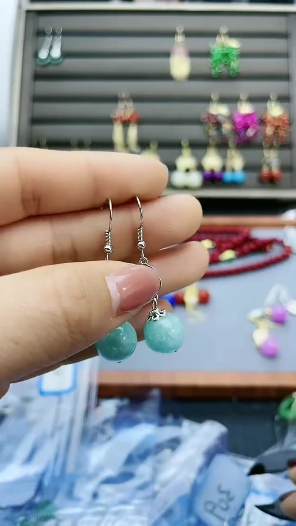 【闪购商品】翡翠耳饰银S925镶嵌514000