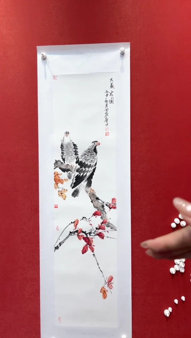 国画田哲老师现场创作 16