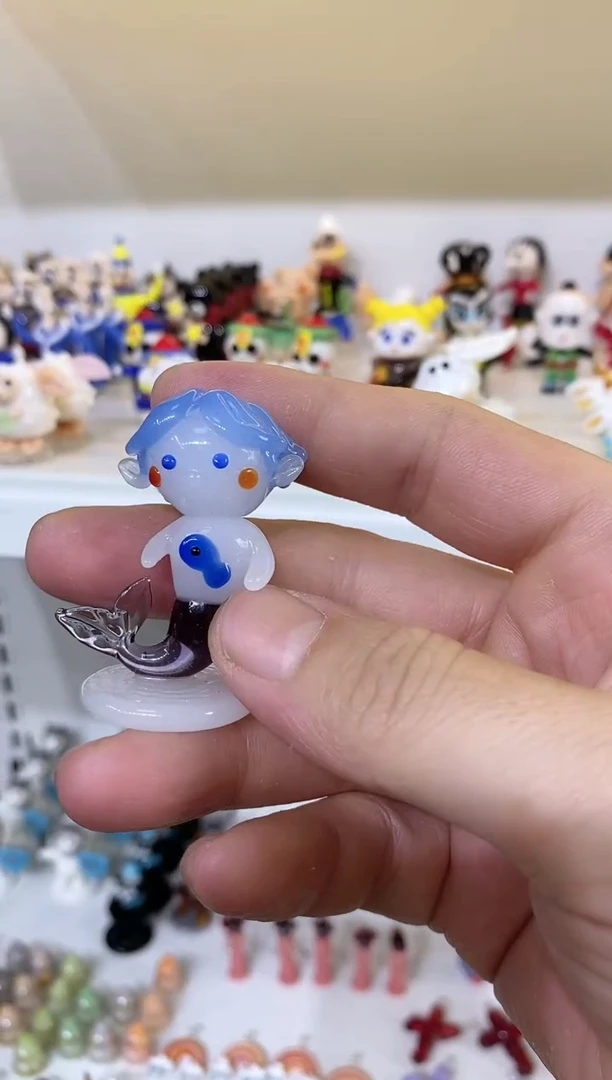 琉璃手工艺品美人鱼