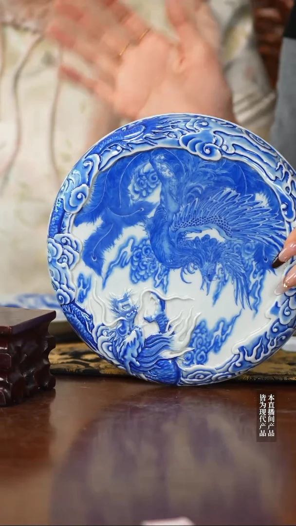 摆件陶瓷新华网瓷-含月阁40