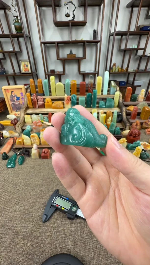 雅安绿印石 编号编号A100