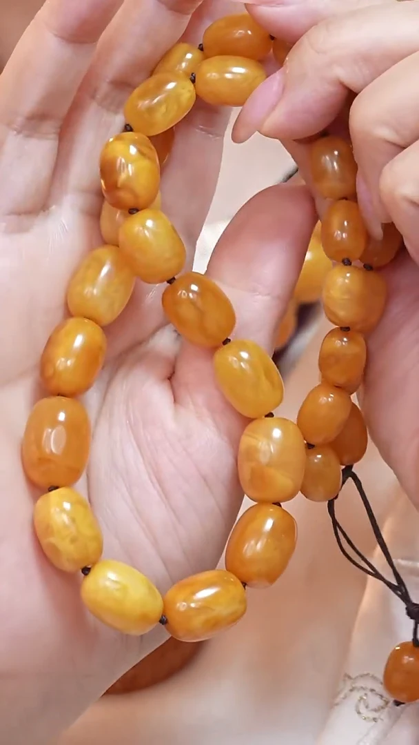 蜜蜡颈饰未镶嵌2527天然蜜蜡珠宝奇石云端妖孽全部保真