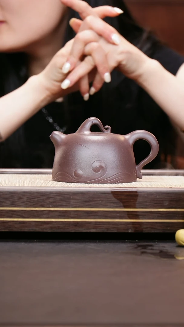 茶壶紫砂四号井底槽清  大浪淘沙