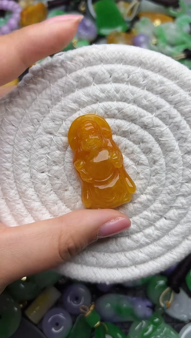 颈饰未镶嵌翡翠缅甸翡翠吊坠