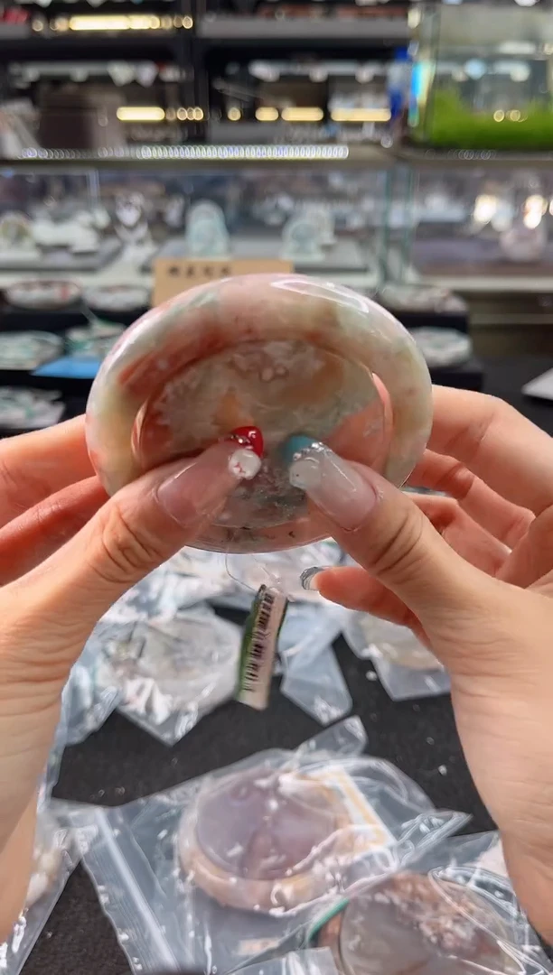 未镶嵌手镯石英质玉圈口（赠品镯心）