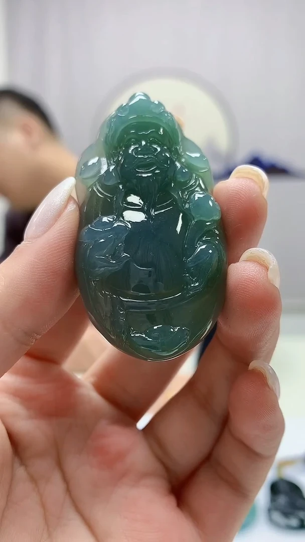 定制翡翠未镶嵌4898ms-毛货191观音