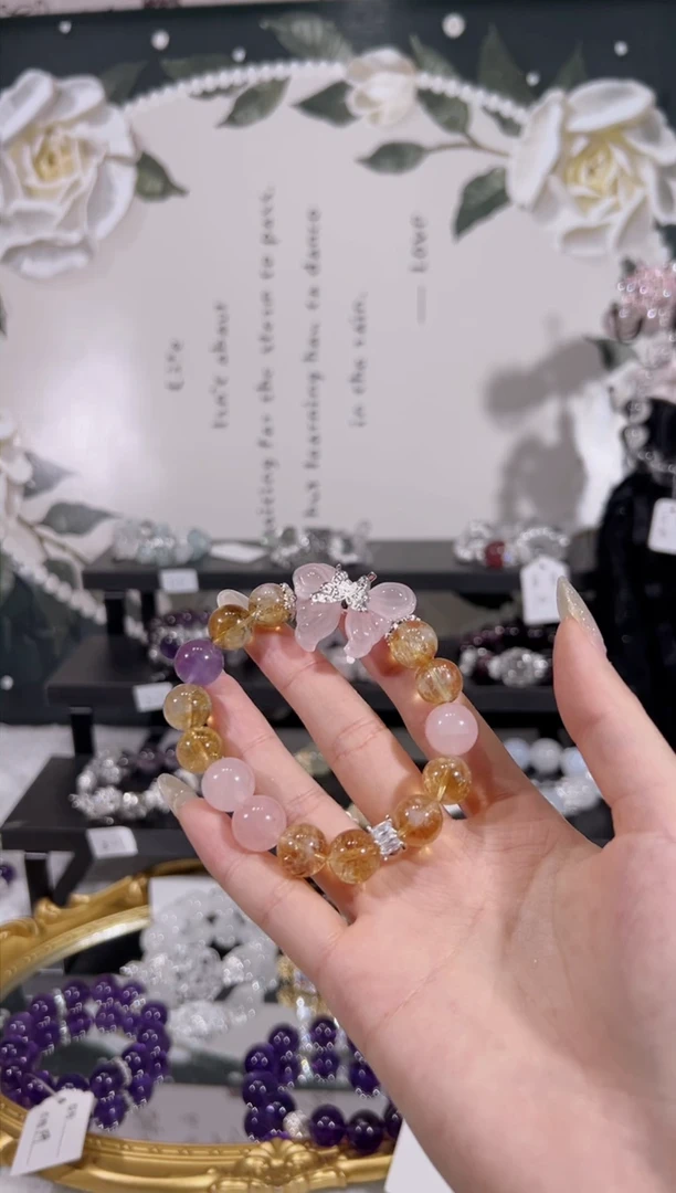 【闪购商品】水晶手链未镶嵌天然水晶默认微瑕 多样性发货发其一