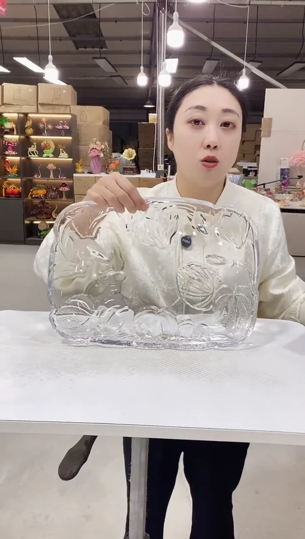 透明夜来香托盘一个