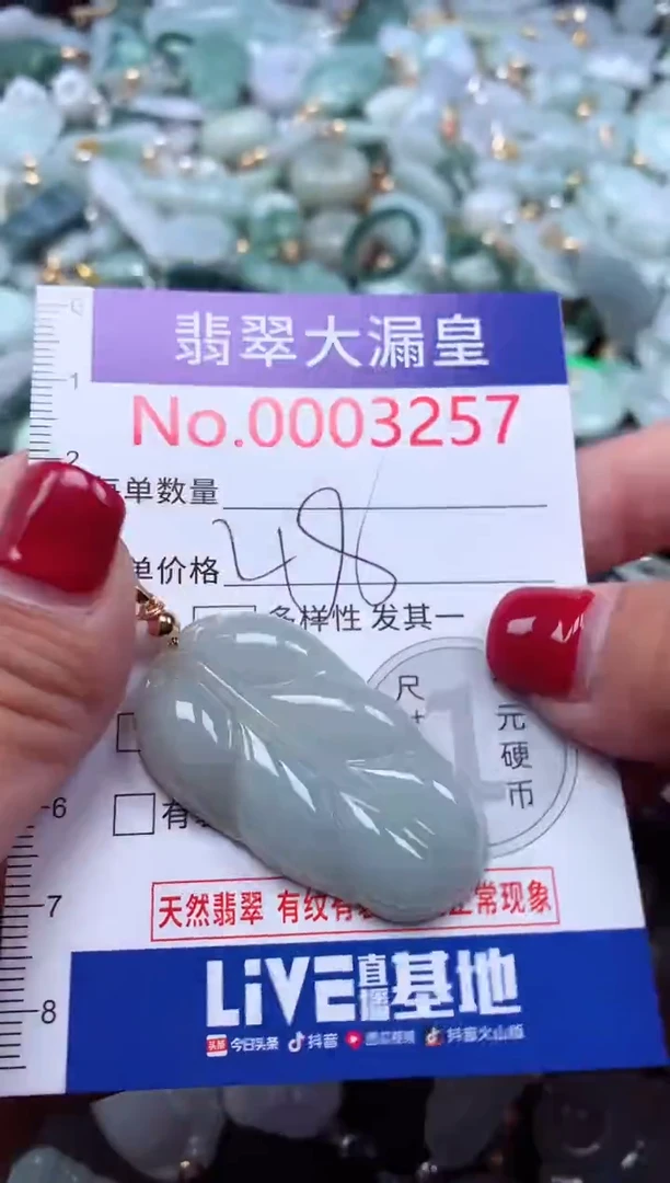 颈饰未镶嵌翡翠3257