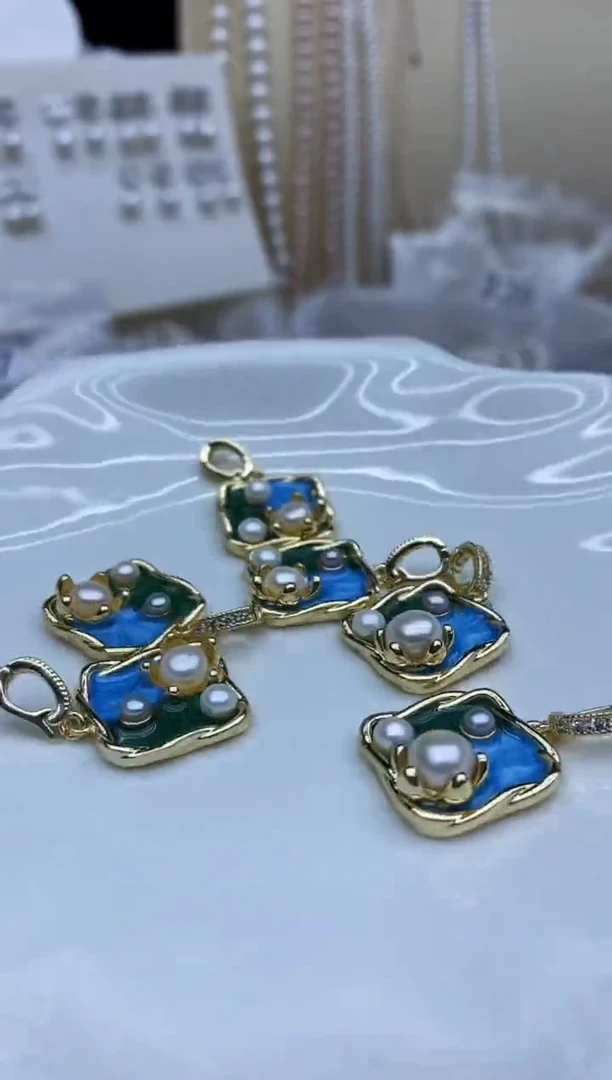 吊坠(不含链)未镶嵌淡水珍珠吊坠多样性发其一