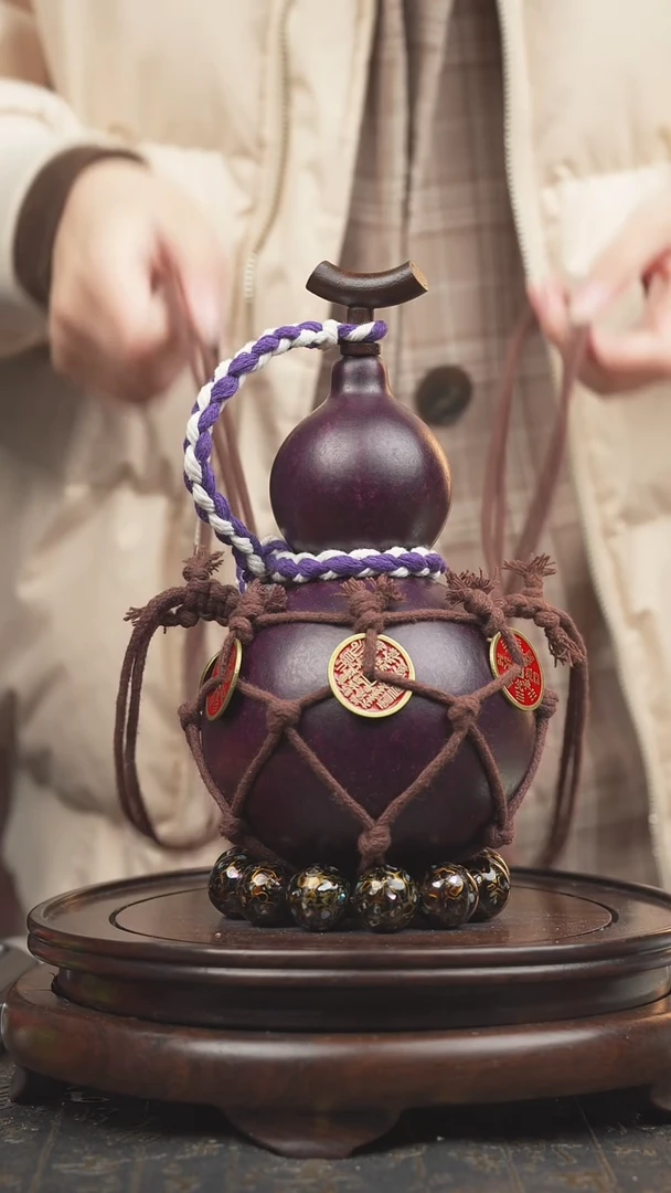 【闪购商品】1644号大漆酒葫芦一物一拍