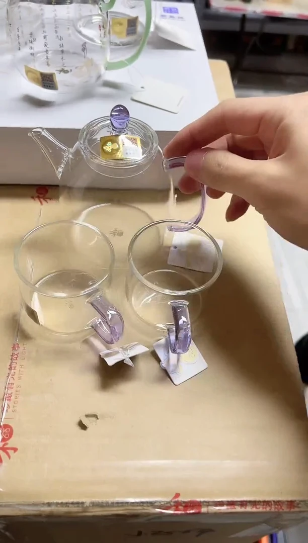 【闪购商品】禾器/宴臣壶/浅紫加清禾杯/浅紫一对