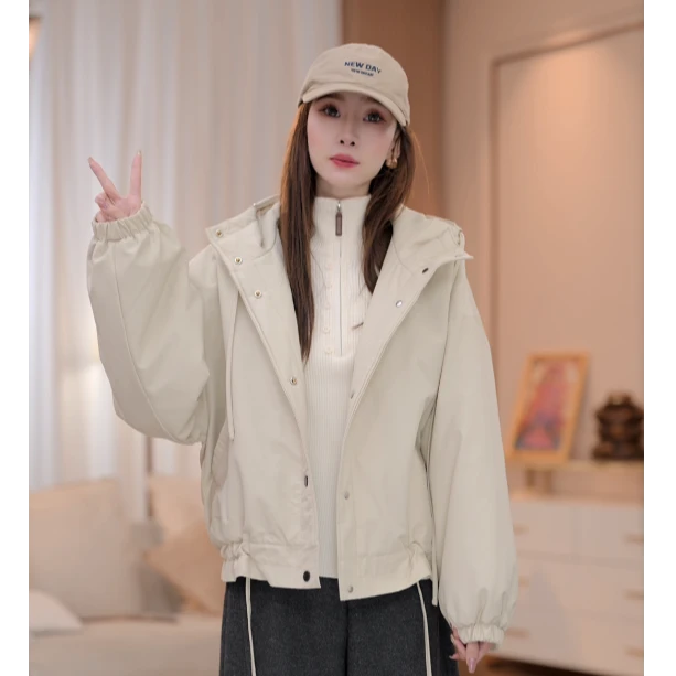 【浆果】马克华菲秋冬款加厚夹棉连帽冲锋衣外套F54014A554