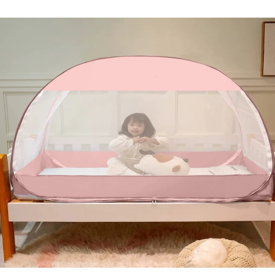 学生宿舍免安装蚊帐可折叠面料母婴级别