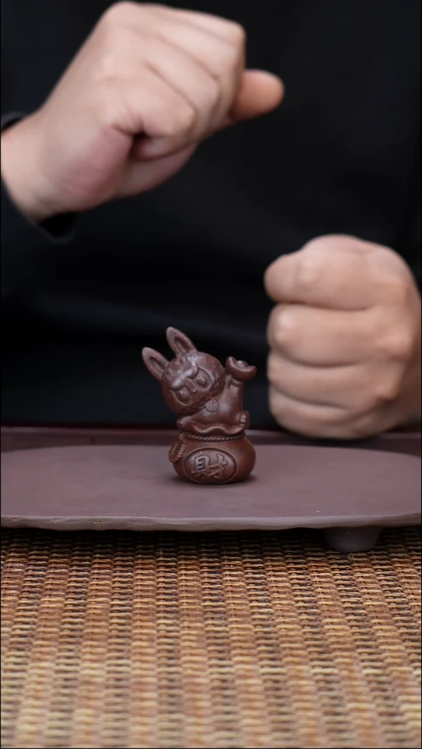 茶壶紫砂汀禾紫砂拉布布茶宠