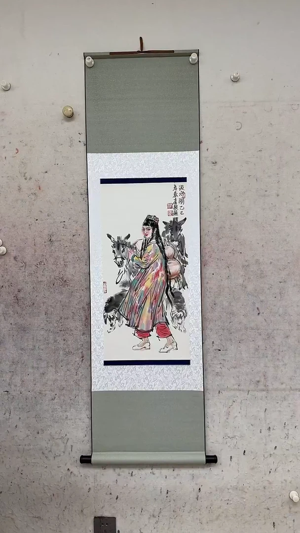 纸本1炳山艺术-----李毅写意人物绘画作品