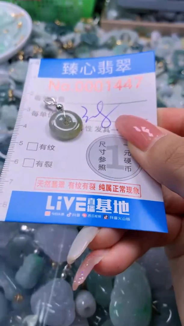 翡翠未镶嵌颈饰1447