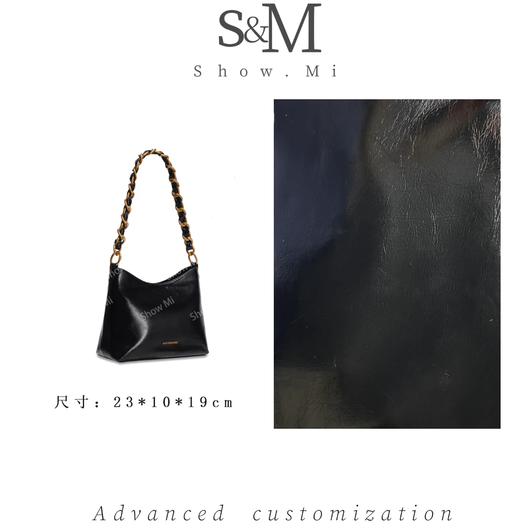 【Show Mi】GQ-7727-黑色-轻奢小众时尚百搭女士包包sm